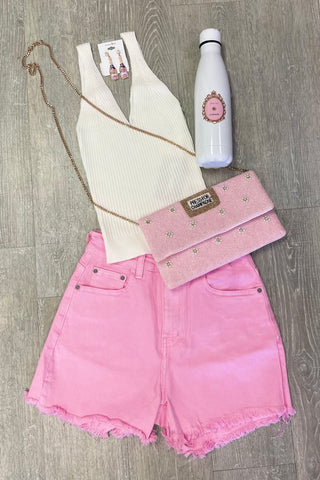 The Q2 Summer Shorts - Pink
