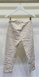 Venti6 Drawstring Crinkle Jogger with Foil Side Stripe