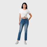 Petra High Rise Stretch MOM Jeans (PETITE)