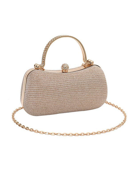 Stepping Out Shiny Clutch Crossbody Bag