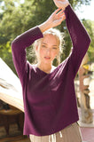 Soft Lightweight Loose Fit Textured Pullover Sweater