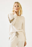 Mystree Leo Raglan Pullover Top