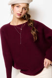 Staple Slouchy Fit Bubble Sleeve Boat Neck Sweater