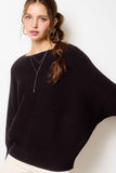 Staple Slouchy Fit Bubble Sleeve Boat Neck Sweater