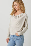 Mystree Cowl Neck Modal Top