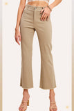 Macy Soft Washed Stretchy High Waisted Flare Pants