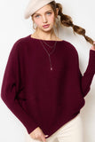 Staple Slouchy Fit Bubble Sleeve Boat Neck Sweater