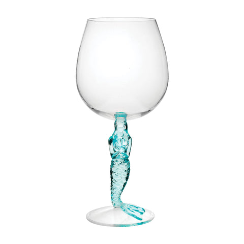 Mermaid Acrylic Wine Glass