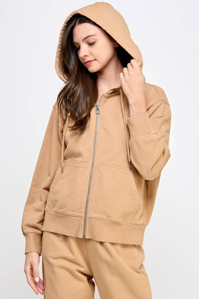 Petra Soft French Terry Zip Hoodie