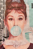 Audrey Tiffany Blue Bubble Printed Italian Sweater