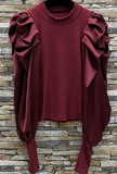 Italian Puff Sleeves Blouse