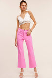 Macy Soft Washed Stretchy High Waisted Flare Pants