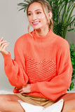 Hearted Embroidered Sequin Detail Knitted Sweater