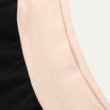 FINAL SALE: Contrast One-Shoulder Long Sleeve Top