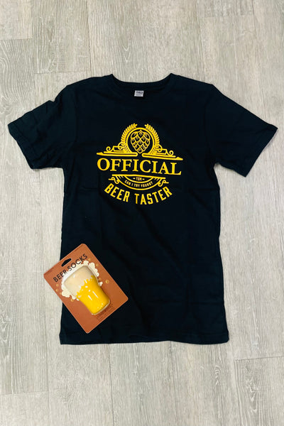 Official Beer Taster T- Shirt - Black