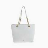 Aubrey Bow Large Tote Bag - White