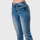 Petra High Rise Stretch MOM Jeans (PETITE)