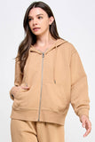 Petra Soft French Terry Zip Hoodie