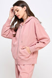 Petra Soft French Terry Zip Hoodie