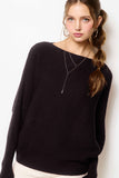 Staple Slouchy Fit Bubble Sleeve Boat Neck Sweater