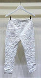 Venti6 Drawstring Crinkle Jogger with Foil Side Stripe