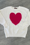 Adore Heart Cable Sweater