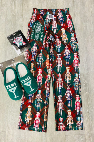 Nuts About Christmas Lounge Pants - Nutcrackers