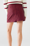 Q2 Straight Mini Skirt w/ Pockets