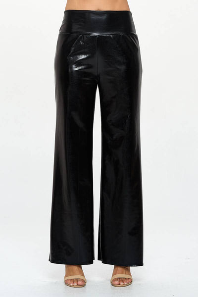 FINAL SALE: Liquid Metallic Wide Leg Pants