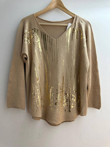 The Da Vinci Metallic Sweater