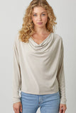 Mystree Cowl Neck Modal Top