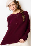 Staple Slouchy Fit Bubble Sleeve Boat Neck Sweater