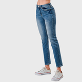 Petra High Rise Stretch MOM Jeans (PETITE)