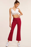 Macy Soft Washed Stretchy High Waisted Flare Pants