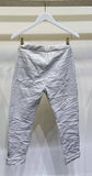 Venti6 Drawstring Crinkle Jogger with Foil Side Stripe