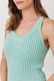 Mystree Washed Sweater Tank Top