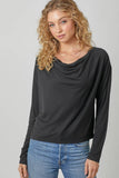 Mystree Cowl Neck Modal Top