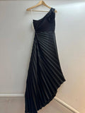 Rosalia Asymmetric Pleated Dress