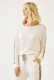 Mystree Leo Raglan Pullover Top