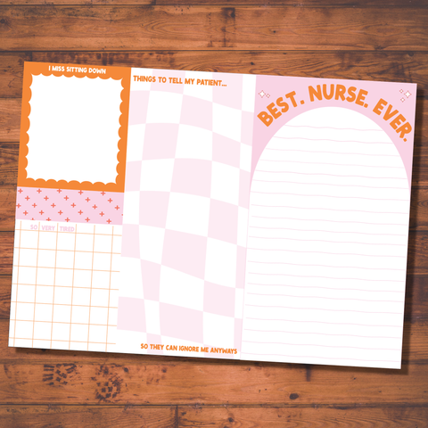 FINAL SALE: Notepad Set - Nurses